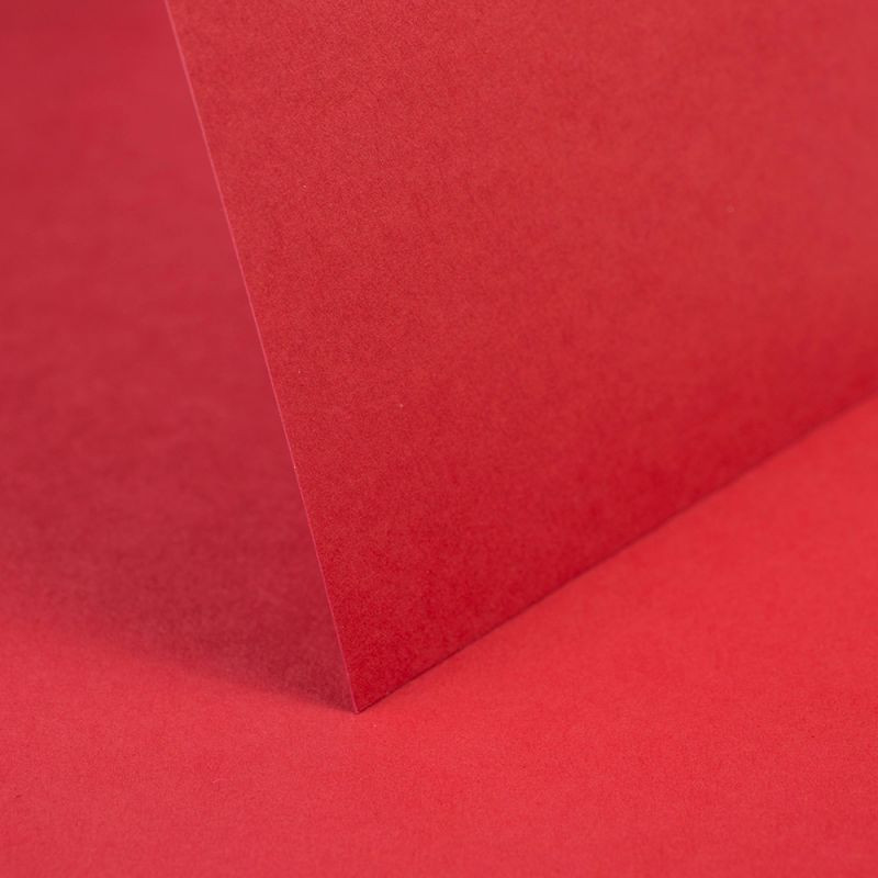 Christmas Red Plain Card 240gsm image