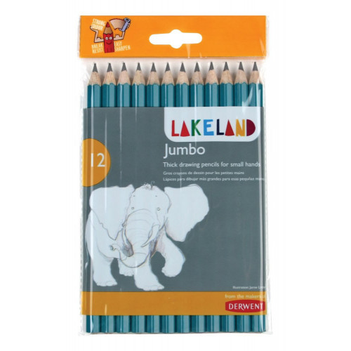 Lakeland Jumbo Graphite Pencil Pk12 - HB