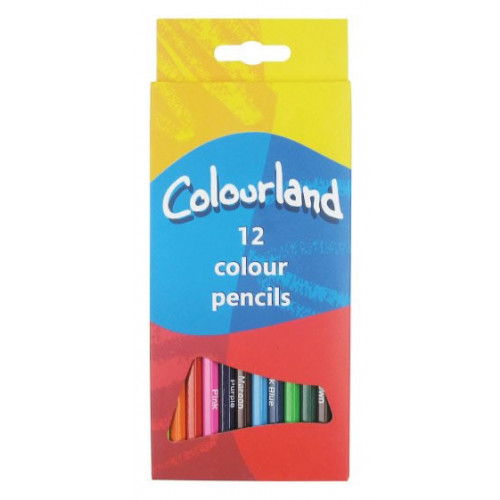 Colourland Colouring Pencil Pk12-Asstd