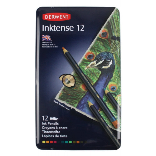 Derwent Inktense Pencil Tin 12-Assorted