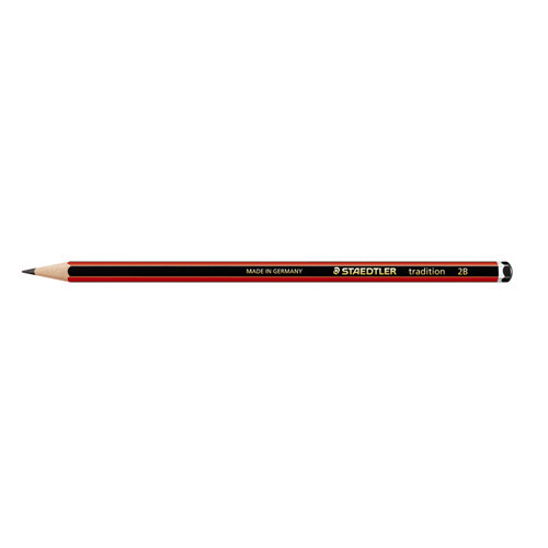 Staedtler Tradition Pencil - Pack of 12 - 2B