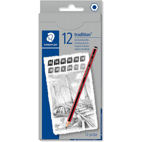 Staedtler Sketching Pencils Box - Assorted - Pack of 12