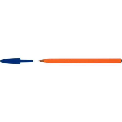Bic Cristal Orange Fine Point Pk20-Blue
