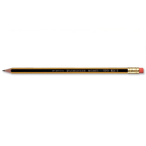 Staedtler Yellow And Black pencil with eraser tip at best price in Chennai