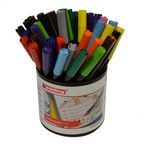 Edding Colourfine Pen Tub 42 Assorted