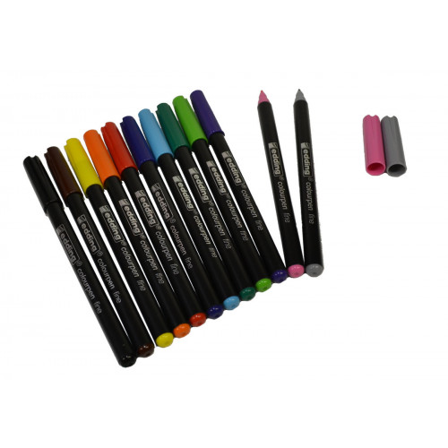 Edding Colourfine Pen Tub 42 Assorted