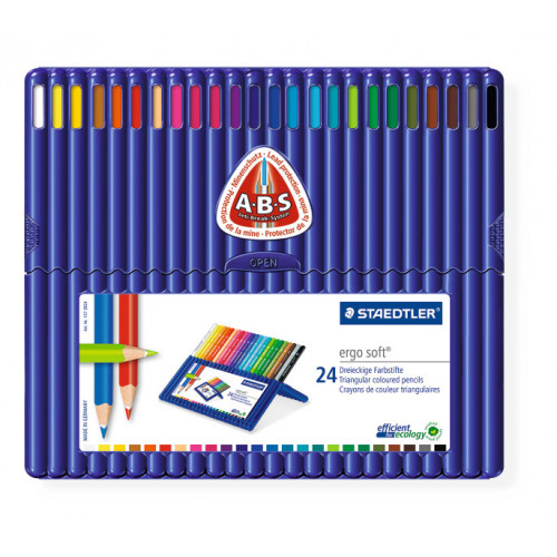 Staedtler Ergosoft Assorted Pencils Pk24