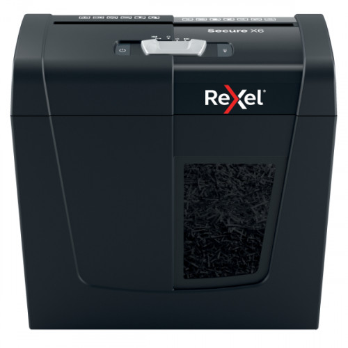 Rexel Secure X8 Cross Cut Paper Shredder Black