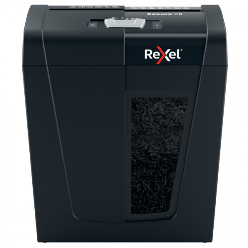 Rexel Secure X8 Cross Cut Paper Shredder Black