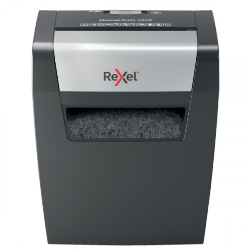 Rexel Momentum X406 Paper Shredder UK - Black