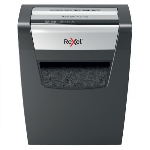 Rexel Momentum X410 Paper Shredder UK - Black