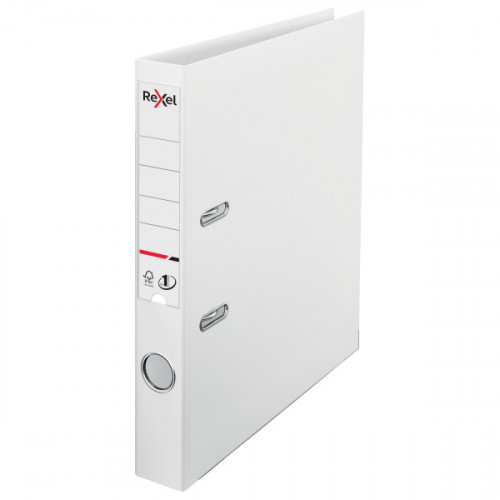 Rexel A4 Lever Arch File, White, 50mm Spine Width, Choices No1 Power - Outer carton of 10