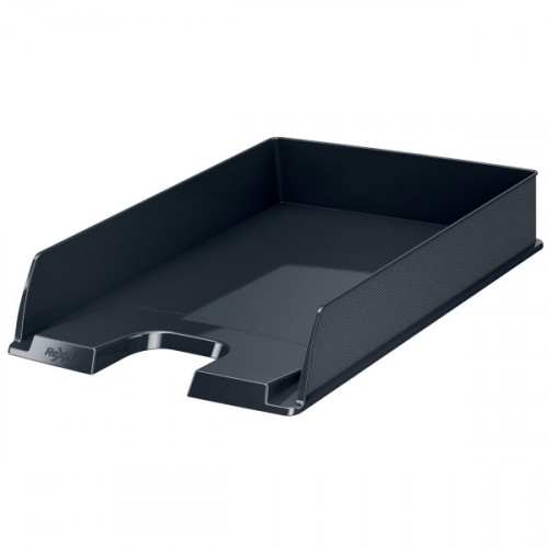 Rexel Choices Letter Tray, A4, Black - Outer carton of 10