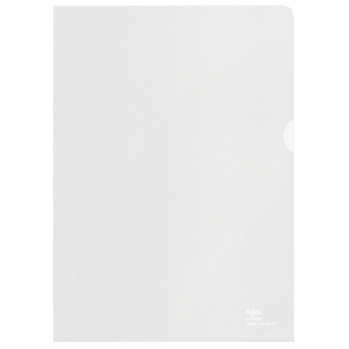 Rexel 100% Recycled Plastic Folder A4 Pack of 100 Clear