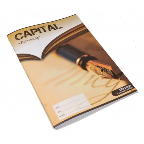 Capital Exercise Book A4 120p F8M Pk5