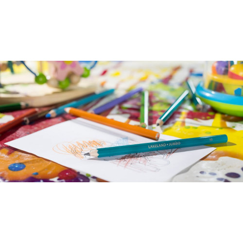 Lakeland Jumbo Pencil Pk12-Assorted