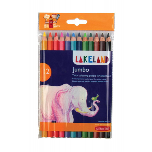Lakeland Jumbo Pencil Pk12-Assorted