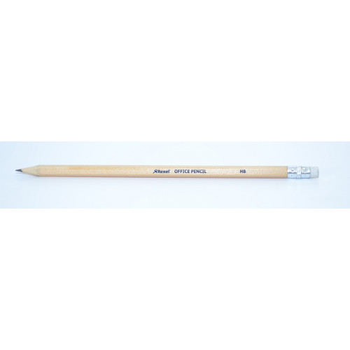 Rexel Blacklead Pencil & Eraser Pk144-HB