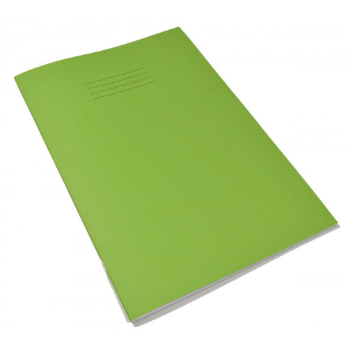 A4 32 Pages 8mm Ruled Light Green Cover - Pack of 50
