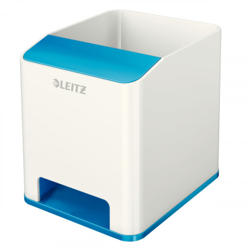 Leitz WOW Duo Colour Sound Pen Holder - Blue