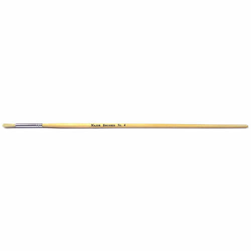 PK 10 HOG HAIR LONG ROUND HANDLE SIZE 4