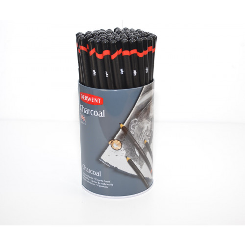 Derwent Charcoal Pencils Tub 72-Assorted
