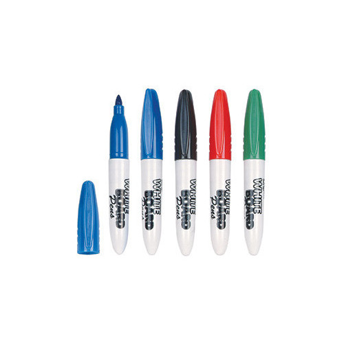 Helix Whiteboard Mini Pen Pack of 4 Asst