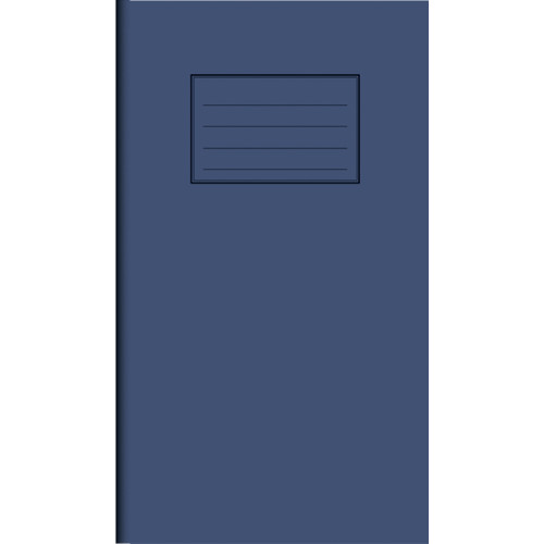 Notes Vocabulary Book 8"x 4.5"(205x115) 80 pages 8mm Ruled Dark Blue Cover - Pack of 100