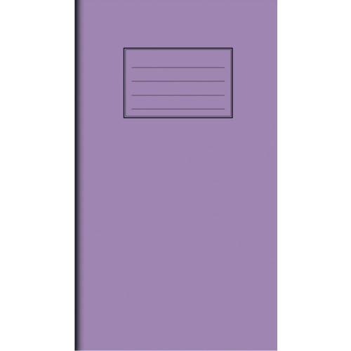 Notes Vocabulary Book 8"x 4"(205x102) 32 pages 8mm ruled and Margin Purple Cover - Pack of 100