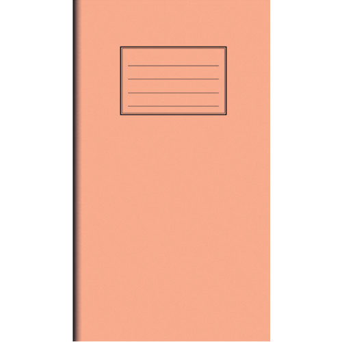 Notes Vocabulary Book 8"x 4"(205x102) 32 pages 10mm Squares Pink Cover - Pack of 100