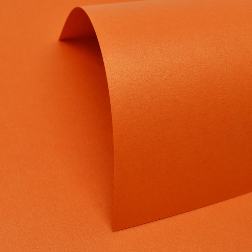 Mandarin Curious Metallics Double Sided Card 300gsm - Pack of 5 Sheets