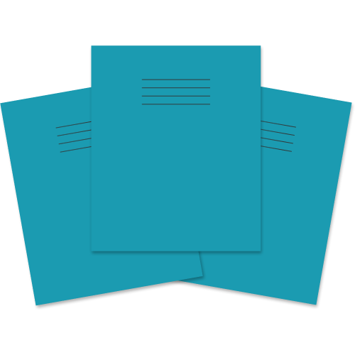 Exercise Book 205x165 80p S5 Lt Blue