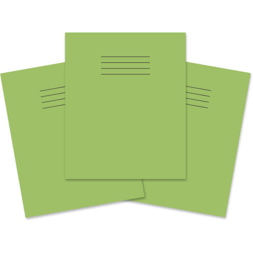 Exercise Book 205x165 48p F8M Lt Green
