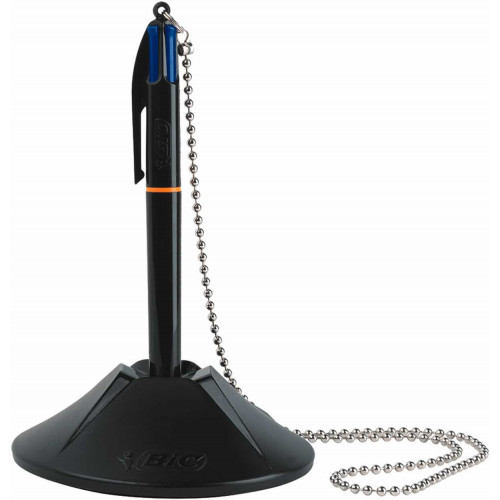 Bic 4 Colours Pen Counter Holder & Chain