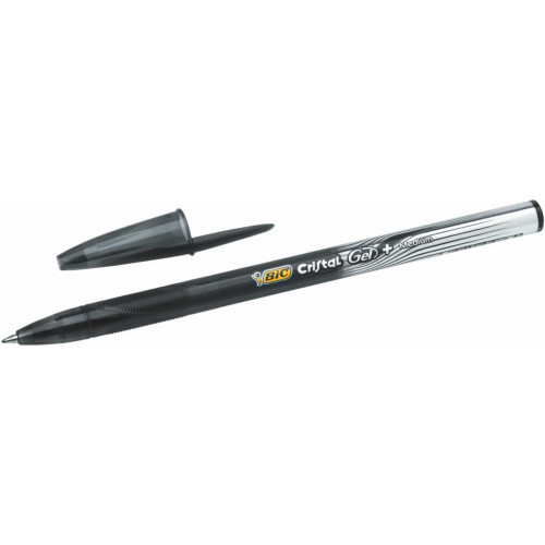 Bic Cristal + Gel Pen Pk4 - Assorted