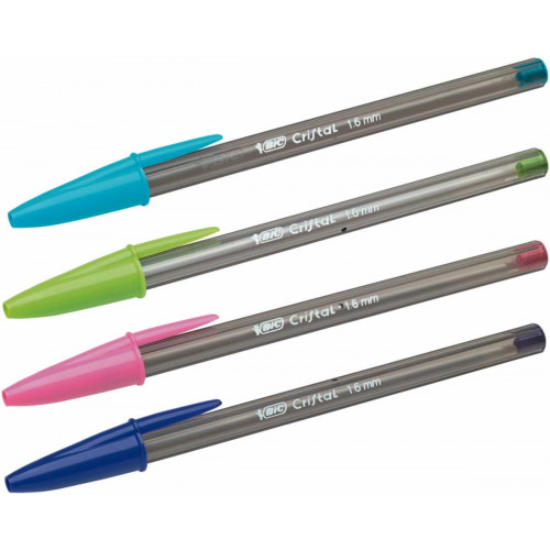 Bic Cristal Fun Colours Pk10-Assorted