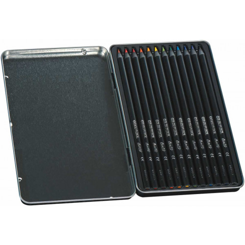 Conte Pencil Metal Box12-Assorted