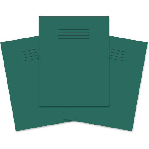 Exercise Book 230x180 120p F8M Dk Green
