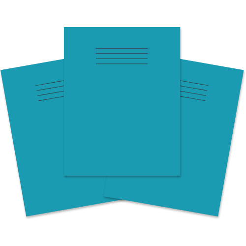 Exercise Book 230x180 80p F8M Lt Blue