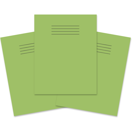 Exercise Book 230x180 80p F6M Lt Green