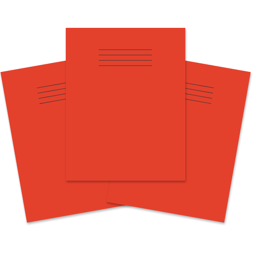 Exercise Book 230x180 60p F8M Red