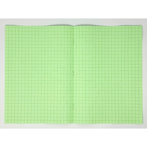 GHP A4 32 Page SEN Books - Buff with Green Tinted Paper 10mm Squared - Pack of 10