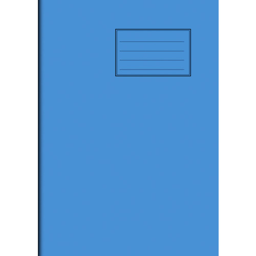 Notes Exercise Book A4+ (340x240) 48 pages Top Half Plain Bottom Half 12mm Ruled - Pack of 50