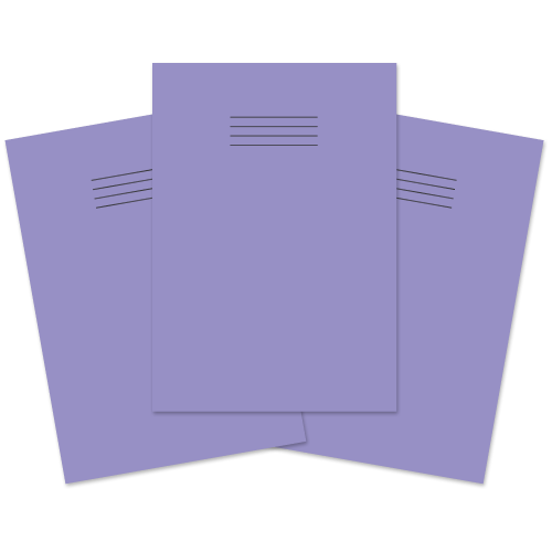 RHINO A4 Learn To Write Book 40 Page, Purple, Narrow-Ruled LTW4B:15R (Pack 100)