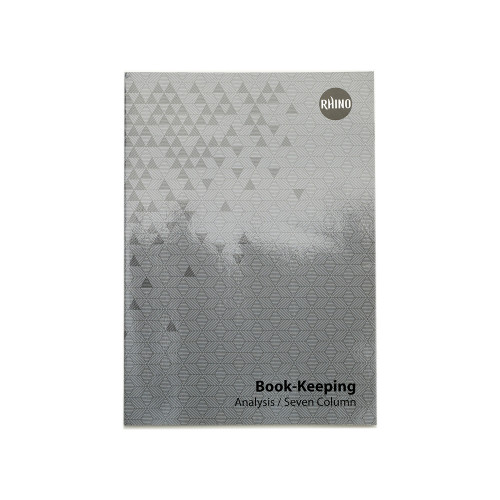 RHINO A4 Book-keeping Book 32 Page, Analysis Ruling (Pack 12)