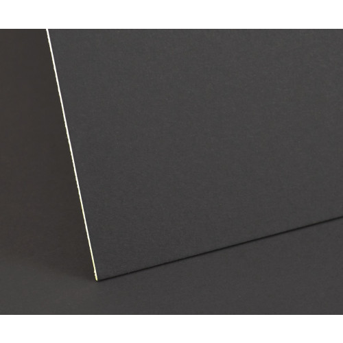 2 Sided Black Mount Board 1250 micron - A1 | Pack of 5 Sheets