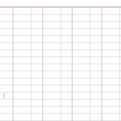 (500) Bk Keeping Paper A4 6 Decimal Col