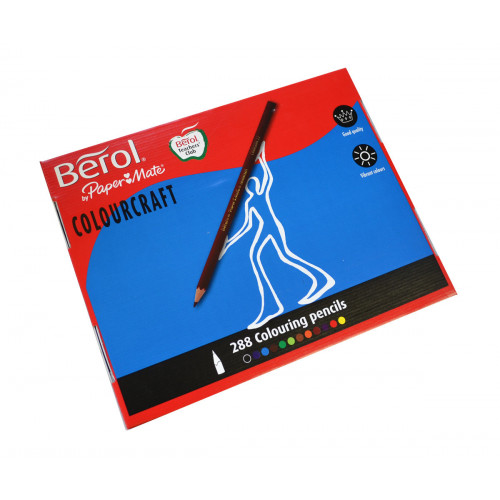 Berol Colourcraft Pencil Pk288-Assorted