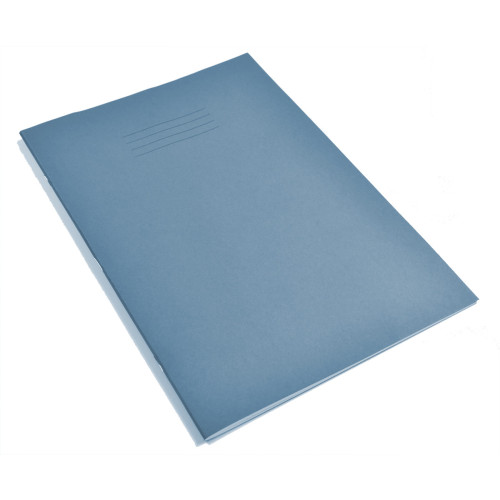 Exercise Book A4+ 80 Pages 10mm Squares Light Blue Cover - Pack of 50