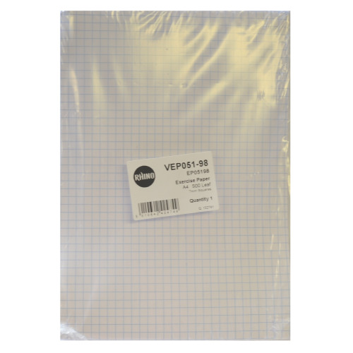 EXERCISE PAPER UNPUNCHED A4 S7 (REAM)